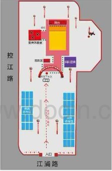 上海紫荆广场-网络高清监控系统，商场监控，工地监控(图2)